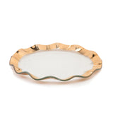 Annie Glass Ruffle Dinner Plate