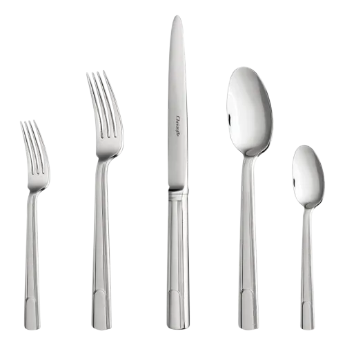 Christofle Hudson 5 piece Place Setting, Stainless Steel