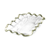Annie Glass Ruffle Bread Basket