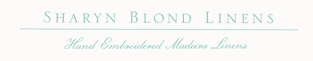 Sharyn Blond Linens logo