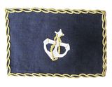 Sharyn Blond Linens Rope Border Anchor Cocktail Napkin
