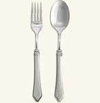 Match Pewter Violetta Serving Fork and Spoon Set