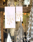 Sharyn Blond Linens Gold Ornament Hand Towels