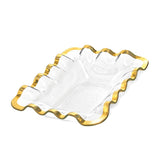 Annie Glass Ruffle Bread Basket