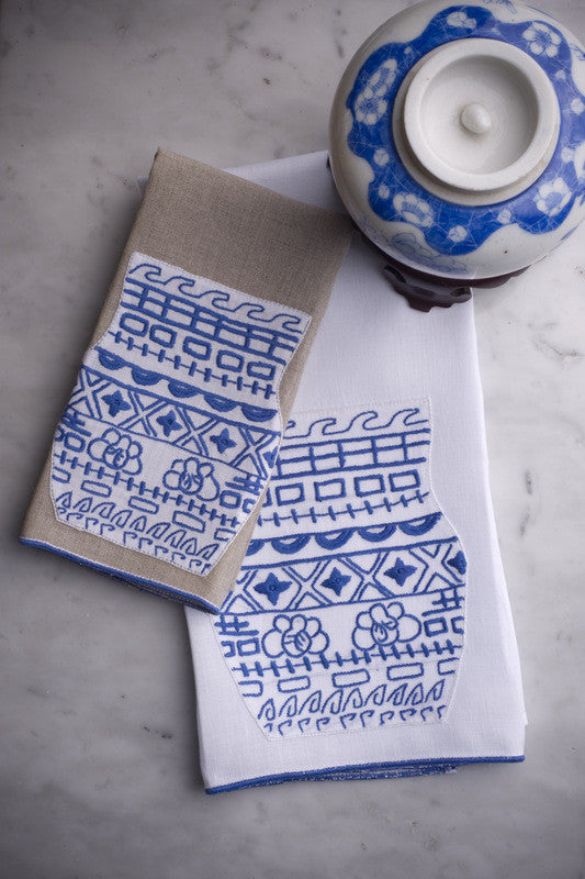 Sharyn Blond Linens Ginger Jar Hand Towels