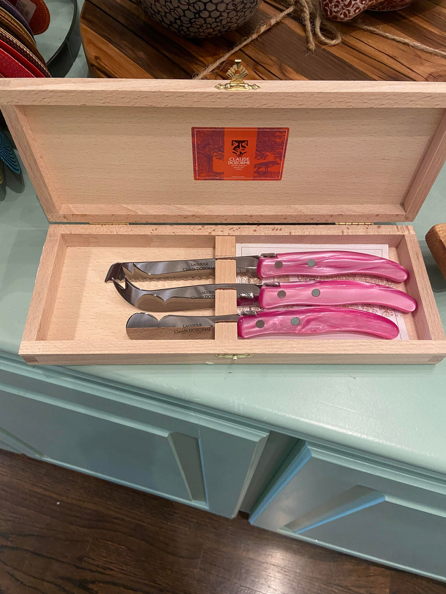 Claude Dozorme 3 Piece Berlingot Cheese Knife Set – Sharyn Blond