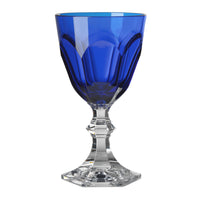Mario Luca Giusti Dolce Vita Blue Acrylic Water Goblet Blue