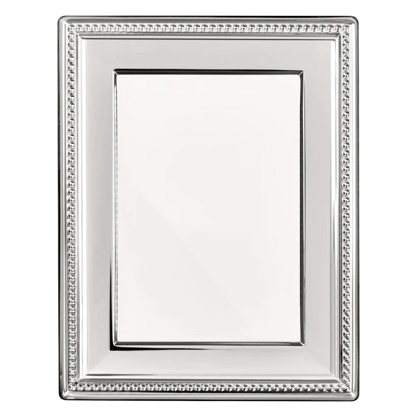 Christofle Perles 7x9" Picture Frame