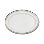 Match Pewter Convivo Oval Serving Platter, Medium