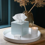 Addison Ross Powder Blue Square Tissue Box