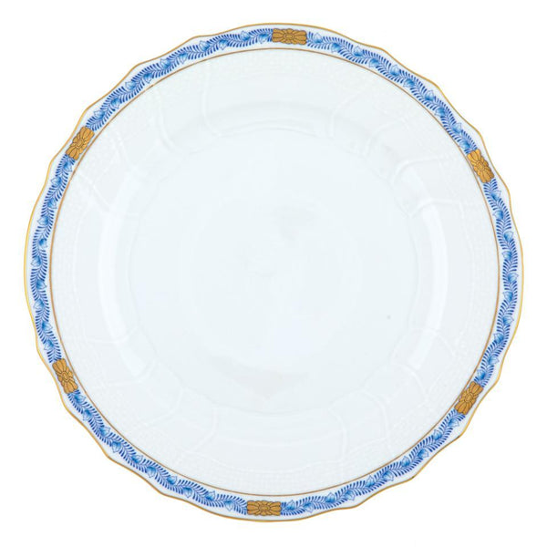 Herend Chinese Boquet Garland Blue Dinner Plate