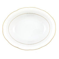 Herend Collections Golden Edge Oval Vegetable Dish