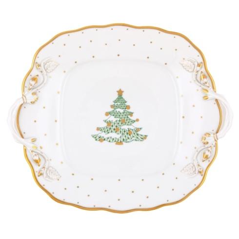 Herend Collections Christmas Square Cake Plate