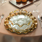 Annie Glass Ruffle Dinner Plate
