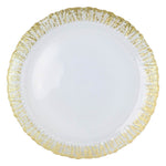 Vietri Rufulo Glass Gold Round Platter