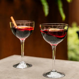 Simon Pearce Nick and Nora Vintner Glass