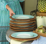 Caspari Rattan Charger