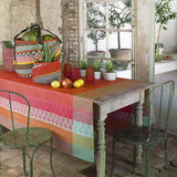 Le Jacquard Francais Coated Tablecloth, 69"x69"