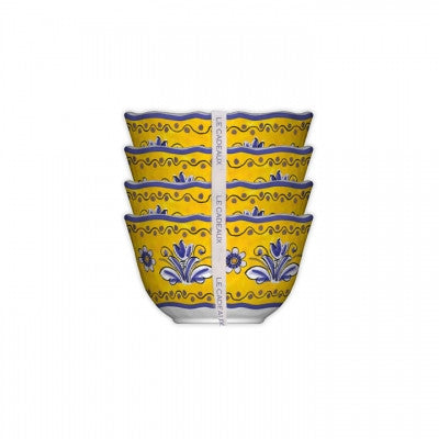 Le Cadeaux Benidorm set of 4 dessert bowls