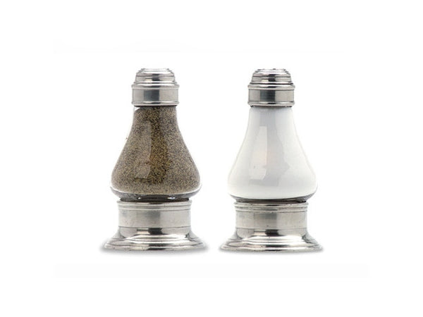 Match Pewter Siena Salt and Pepper Shakers