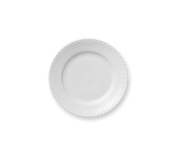 Royal Copenhagen White Fluted Half Lace Dinner Plate