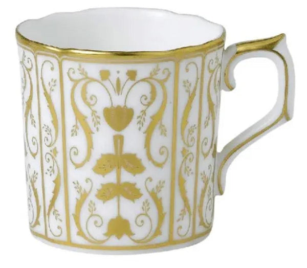 Royal Crown Derby Darley Abbey White Coffee Mug