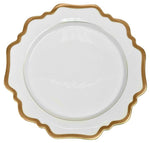 Anna Weatherley Antique White with Gold Dinner Plate