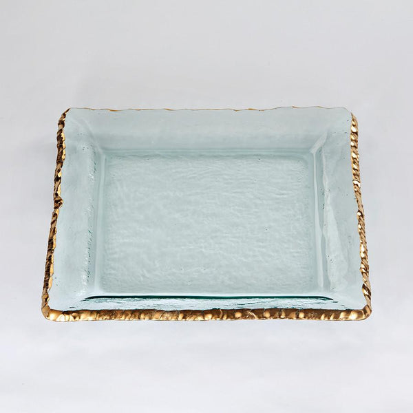 Annie Glass Edgey Square Platter