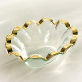 Annie Glass Ruffle Dip Bowl