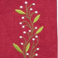 Sharyn Blond Linens Mistletoe Guest Towels