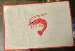 Sharyn Blond Linens Shrimp Cocktail Napkin