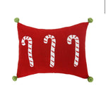 Melange Candy Cane Small Pillow