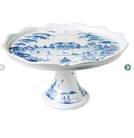 Juliska Country Estate Delft Blue Cake Stand