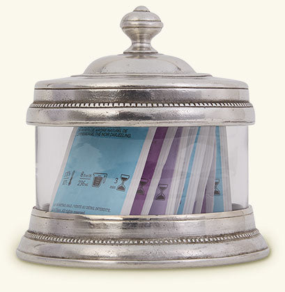 Match Pewter Glass Canister, Extra Small