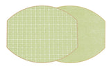 Holly Stuart Two-Sided Key/Dot Fan Ellipse Placemat