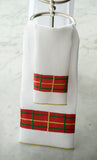 Sharyn Blond Linens Holiday Plaid Hand Towels