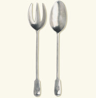 Match Pewter Antique Serving Fork & Spoon