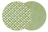 Holly Stuart Two-Sided Dot Fan/Ikat Round Placemat