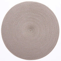 Deborah Rhodes Round Placemat - 2 Tone Silver/Dust