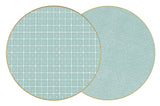 Holly Stuart Two-Sided Dot Fan/Key Round Placemat
