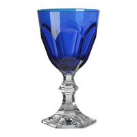 Mario Luca Giusti Dolce Vita Acrylic Wine Goblet Blue