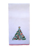 Sharyn Blond Linens Star Tree Guest Towel