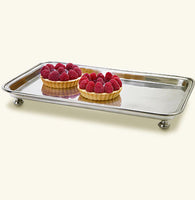 Match Pewter Footed Rectangle Service Tray