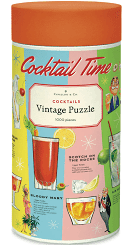 Cavallini Papers Vintage Puzzle: Cocktails, 1000 Piece