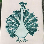 Sharyn Blond Linens Peacock Guest Towels