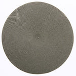 Deborah Rhodes Round Placemat - 2 Tone Brown/Moss