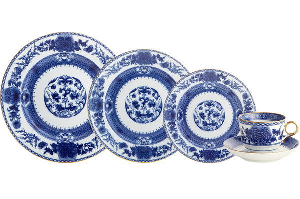 Mottahedeh Imperial Blue Place Setting