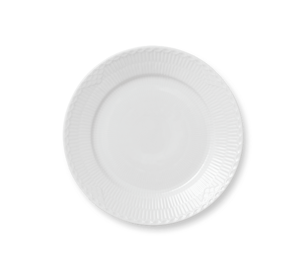 Royal Copenhagen White Fluted Plate