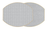Holly Stuart Two-Sided Key/Dot Fan Ellipse Placemat
