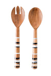 Juliska Stonewood Stripe Salad Server Set